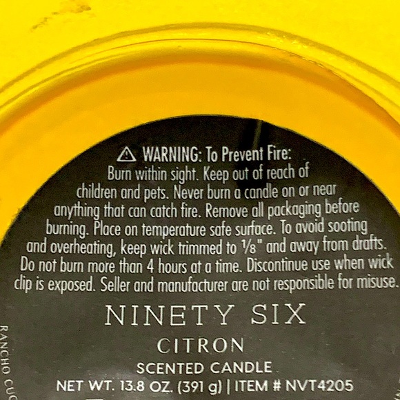 DW HOME CANDLE CITRON NINETY SIX  1 WICK NEW 13.8 oz - Picture 4 of 4